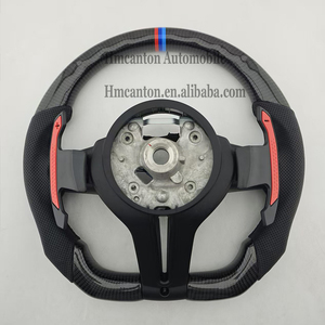 พวงมาลัยหนังคาร์บอนไฟเบอร์แบบเจาะรู รุ่นยอดนิยม สำหรับรถยนต์ BMW ซีรีส์ 3 ซีรีส์ 5 รุ่น F10 F20 F30 F90 F01 F02 - Product Image 3