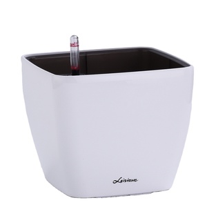 <span class=keywords><strong>Macetas</strong></span> <span class=keywords><strong>de</strong></span> Plástico, Artículos <span class=keywords><strong>de</strong></span> Jardinería Inteligentes, Decoración, Mini <span class=keywords><strong>Macetas</strong></span> <span class=keywords><strong>Cuadradas</strong></span> Pequeñas <span class=keywords><strong>de</strong></span> Escritorio para Interiores, Color Blanco, con Indicador <span class=keywords><strong>de</strong></span> Agua - Product Image 1