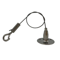 Pince de boucle de câble bidirectionnel réglable, 10 pièces par lot, pour panneau LED, suspendu en chine