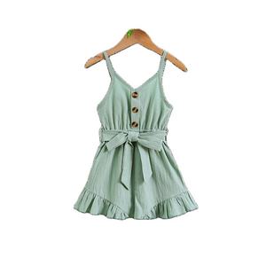 Setelan Baju Anak Perempuan 1-6 Tahun, Pakaian Terusan, Pakaian Bayi Perempuan, Jumpsuit, Baju Monyet Tanpa Lengan, Pakaian Anak Perempuan, Busana Balita, Musim Panas - Product Image 1