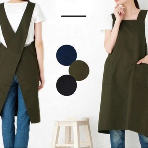 ผ้ากันเปื้อนช่างทำผมทรง H แบบต่างๆ สีสันหลากหลาย ปรับแต่งโลโก้ได้ ผ้าฝ้ายผสมลินิน สำหรับทำอาหาร <span class=keywords><strong>ตัดผม</strong></span> - Product Image 1