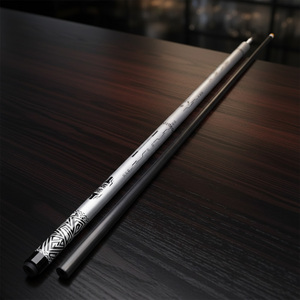 TuoYuan usine directe haute qualité 8 queue de billard à billes arbre en Fiber de carbone joint en acier inoxydable 1/2 conception fendue 10-13mm <span class=keywords><strong>pointe</strong></span> - Product Image 2