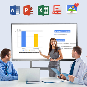 Tableau blanc interactif LED 4K de 75/86 pouces, système double Android/Windows, tactile 20 points, caméra 48MP, panneau intelligent multi-usages, garantie 1 an - Product Image 6