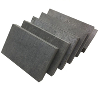 Panneau de revêtement mural, de plafond et de sol en fibrociment ignifuge gris clair moderne, sans amiante, renforcé au silicate de calcium, vente en gros