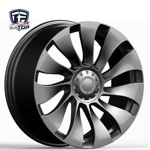 EATOP Llantas de Repuesto de Aleación de Aluminio de 20/21 Pulgadas, PCD 5X114.3mm, Multirradio, Negras, para Tesla Model 3/Y, Certificación CE, en Stock - Product Image 2