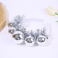 Bandeau de boule de disco de noël transfrontalier à la mode personnalisé bandeau accessoire de cheveux décoratif de fête de vacances pour femmes
