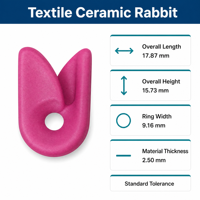 Céramique d'alumine pour machines de filature et d'enroulement de fibres chimiques Barmag : guide-fil, guide transversal, tête de lapin