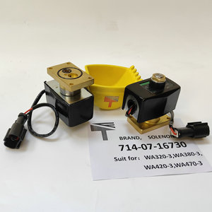 Válvula Solenoide 714-07-16730 para Cargadoras WA300 WA320 WA350 WA380 WA400 WA420 WA450, Piezas - Product Image 5