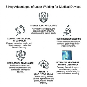การเชื่อมพลาสติกด้วยเลเซอร์สำหรับชิ้นส่วนที่เป็นใสถึงสีดำ ผลิตจากเทอร์โมพลาสติกอีลาสโตเมอร์แบบกำหนดเอง สำหรับการแปรรูปในห้องปลอดเชื้อ ใช้กับเครื่องมือแพทย์และศัลยกรรม - Product Image 5