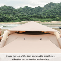 Ensemble de matériel de camping en plein air de luxe avec tente de plage gonflable Équipement de camping de qualité supérieure