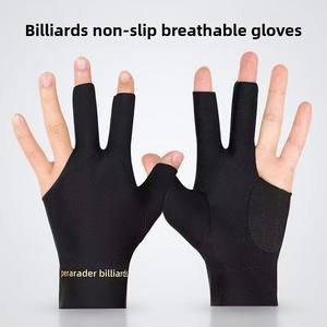 Guanto da Biliardo Xinyi a Tre Dita con Estensione Triangolare, in Nylon Antiscivolo, Alta Elasticità, per Mano Sinistra, Taglia XL, Unisex - Product Image 2