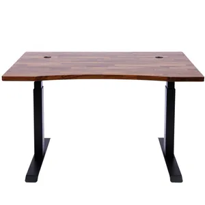 Solid Black Walnut Wood Grade:A/B Butcher Block Style Office Table/Desk Top