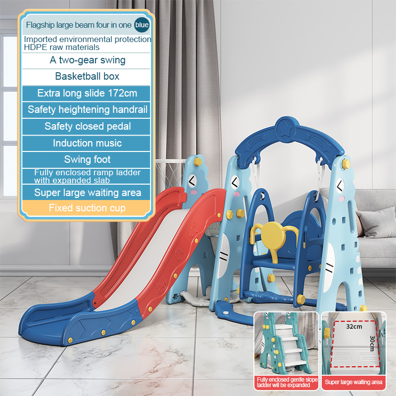 Dinosaur three-in-one expansion suction cup (blue)