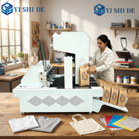 Imprimante jet d'encre mini A4 de bureau avec tête HP, adaptée aux gobelets en papier, aux ventilateurs, aux feuilles, aux sacs en papier, aux mouchoirs, aux boîtes à pizza et aux serviettes