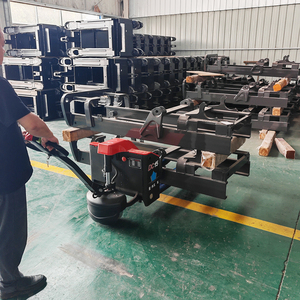 Transpaleta eléctrica de servicio pesado de 3000kg con batería de 80V, equipo de logística de almacén compacto, elevador de paletas - Product Image 5