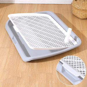 बड़े कुत्ते के शौचालय की क्षमता प्रशिक्षण सुविधाजनक हटाने योग्य जाल ट्रे को सहज कुत्ते के इनडोर पालतू शौचालय के लिए मजबूत - Product Image 2