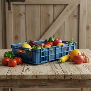 HAOSEN HS-1801 Caisse en plastique solide, empilable, durable, pour l'agriculture, la récolte, la manutention post-récolte, directe - Product Image 2