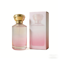 Vente en gros de flacons de parfum de luxe avec logo personnalisé, emballage en boîte en papier, couvercle magnétique, flacon pulvérisateur en verre, coffret cadeau de parfum