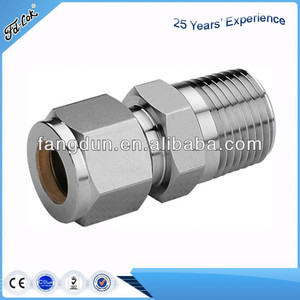 Aço inoxidável macho Stud acoplamento tubo encaixe termopar macho aplicações óleo entediado ANSI padrão 6000PSI forjado - Product Image 4