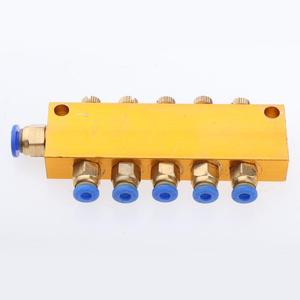 สารหล่อลื่นน้ำมัน5ทางแบบปรับได้6มม. ค่าเข้า/4มม. ส่วนประกอบอุตสาหกรรม - Product Image 2