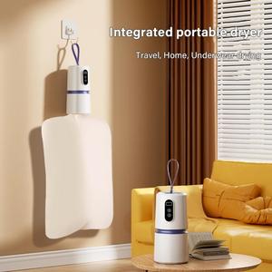 Secadora de Ropa Automática al por Mayor, Secadora de Ropa Pequeña, Compacta y Portátil, Mini Secadora de Ropa Plegable con 8 Ajustes de Temporizador - Product Image 4