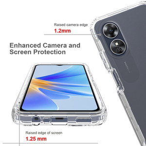 Funda de teléfono TPU + PC de cuerpo completo 360 para OPPO A17 A16 A54S A93 A74 <span class=keywords><strong>A94</strong></span> A95 RENO 5 6 Lite 4G 5G, funda transparente para teléfono móvil - Product Image 4