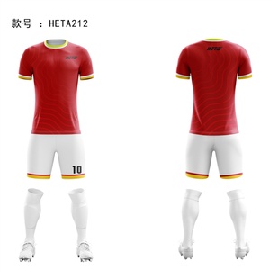 New Style Design Printed Sublimation Soccer Wear <b>Men</b> Football Uniforms Sublimation Soccer Jersey Breathable Football Wear Kit - Product Image 2