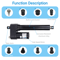 277-6918 24V DC Brush Linear Actuator untuk Truk Artikulasi Caterpillar CAT 725/730/735/740 Aktuator Kemiringan Kap Mesin Kipas Kapal