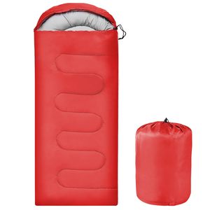Saco de Dormir Portátil para Acampar al por Mayor, para Adultos, Grueso y Cálido, de Tela de Poliéster, Diseño de Sobre, Características para Primavera y Otoño - Product Image 1