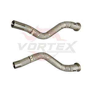 ท่อไอเสียสแตนเลสสตีล Vortex High Performance สำหรับรถยนต์ Maserati Ghibli Levante S Q4 SQ4 3.0T - Product Image 4