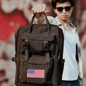 Parche Bordado de Fieltro con Bandera Americana DigitEMB USA, 11 Piezas, 5x2.6 Pulgadas, Termoadhesivo con Borde Merrow Blanco - Product Image 4