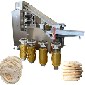 Naan Press Machine for <strong>Iranian</strong> <strong>Bread</strong> Khubz Flatbread Dough Rolling Pressing Equipment for Bakery Production - Product Image 3