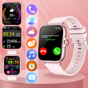 Montre connectée GT2 pour le sport, écran carré IPS <span class=keywords><strong>Android</strong></span>, surveillance de la fréquence cardiaque, appels, comptage des <span class=keywords><strong>pas</strong></span>, prise de photos, réseaux sociaux - Product Image 2