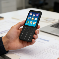 تي آي كيو ميني إم 5 النسخة الأمريكية |   هاتف ذكي بنظام أندرويد 13 يدعم 4G، بشريحتين، يدعم أندرويد أوتو، ذاكرة 32 جيجابايت، هاتف بلوحة مفاتيح