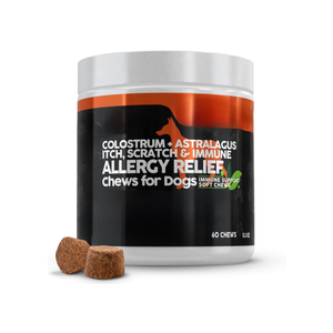 Sollievo dalle allergie mastica per cane tutto in uno colostro astralago <span class=keywords><strong>polline</strong></span> d'api Bromelain Echinacea ortica foglia Omega 3 quercetina - Product Image 1