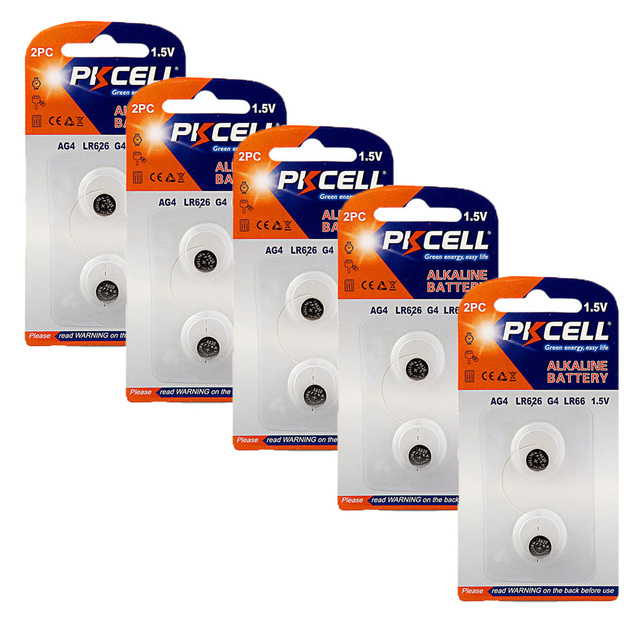 Factory Price Watch Battery Ag4 D377 L626 Sr66 Sr626Sw Alkaline Button Cell 1.5V Coin Battery