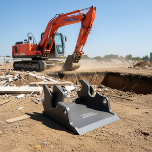 Placa de enganche rápido para cucharón, 3/4 de grosor, para excavadoras Kubota U35, KX71, KX91, KX121, orejas de cucharón de 1.2 toneladas - Product Image 2