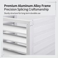 Cache-climatiseur extérieur en aluminium sur mesure, ventilé, résistant à la rouille et étanche pour jardin
