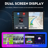 Lecteur GPS Android portable pour voiture de 9 pouces avec audio haute résolution, placement sur tableau de bord, aide au recul - Lecteur DVD de voiture, Apple CarPlay