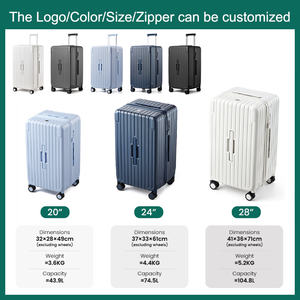 <span class=keywords><strong>2026</strong></span> 신형 디자인 <span class=keywords><strong>PC</strong></span> 고품질 케이스, 지퍼 프레임 트렁크 스타일 여행용 캐리어 가방 - Product Image 6