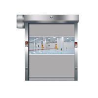 Porte à enroulement rapide en PVC sur mesure avec capteur automatique, pour usine alimentaire et atelier, étanchéité anti-poussière de qualité supérieure