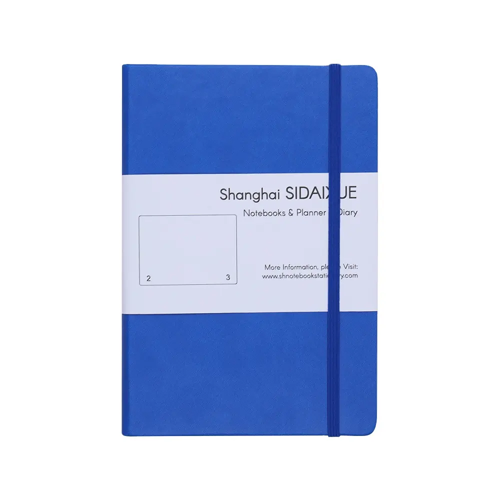 OEM capa azul notebook undated planejador semanal notebook colorido