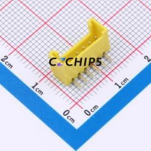 BX-HY2.0-6PWZ-Y Wire-to-Board Pin Header Bent Lead Through Hole,P=2mm Connector 1x6P 2mm Right Angle Insert HY - Product Image 1