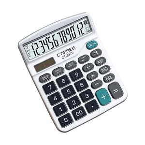 Calculadora de oficina solar de escritorio de 12 dígitos, pantalla grande de suministro del fabricante, CTIFREE, para uso escolar - Product Image 5