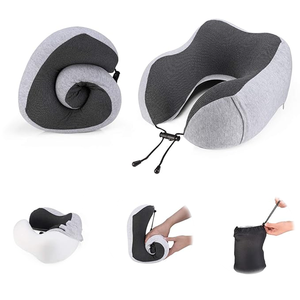 A forma di U comodo cuscino per il collo in Memory Foam portatile da viaggio per aereo - Product Image 5