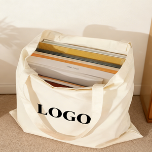 Nuevo diseño personalizado <span class=keywords><strong>popular</strong></span> Bolsas de lona de algodón Ecológico Moda Impreso Patrón de letras - Product Image 4