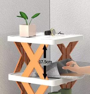 Zapatero multicapa Simple fácil de montar soporte de <span class=keywords><strong>zapatos</strong></span> de plástico plegable para el hogar - Product Image 6