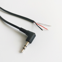 Câble audio optique à angle droit de haute qualité personnalisé, prise jack, câble audio vidéo, jack audio 3,5 mm