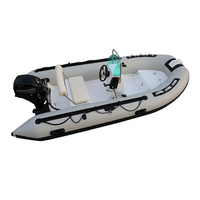 Bateau gonflable à côtes en fibre de verre, petit bateau gonflable avec cabine, hypalon, bon marché, 2020