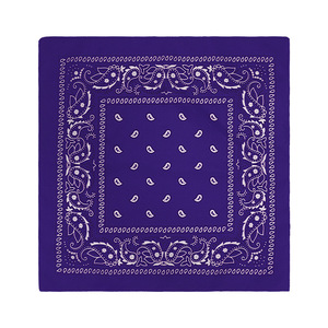 Lot de 12 bandanas promotionnels en polyester 100 % motif cachemire, disponibles en 23 couleurs - Product Image 4
